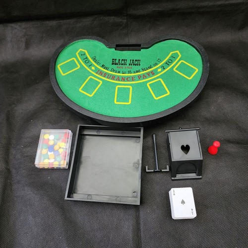 Mini black jack set tavolo - black,